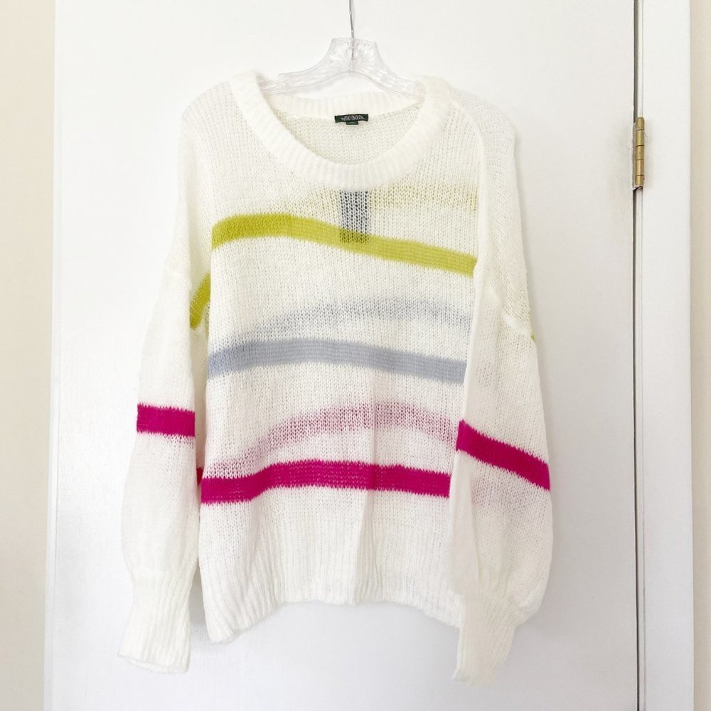 NEW Wild Fable Striped Blouson Lightweight Sweater